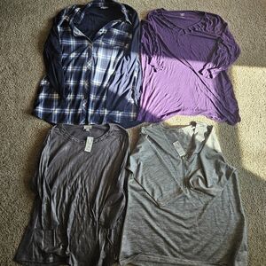 4 Avenue long Sleeved Tops + Free Purse